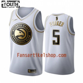 NBA Atlanta Hawks Trikot Jabari Parker 5 Nike 2019-2020 Weiß Golden Edition Swingman - Kinder